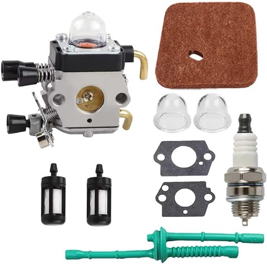 Van toepassing op carburateur voor STIHL FS38 FS45 FS46 FS45C FS46C FS55C FS55 FS55R FS55RC FS74 FS75 FS80, vervangingsset voor carburateur voor bosmaaiers C1Q-S97 van Oumefar