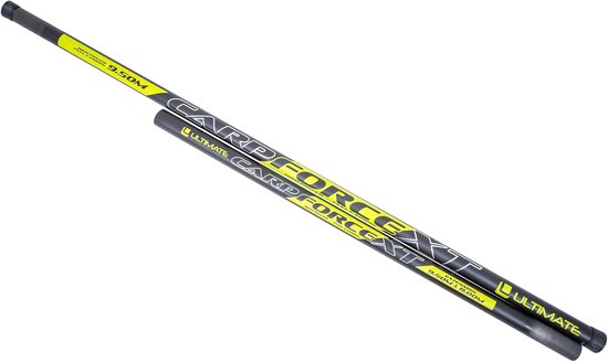 Vaste Hengel - Karperhengel - Vissen op Commercials - Sterke Carbon Blank - 9.5 meter - Veelkleurig