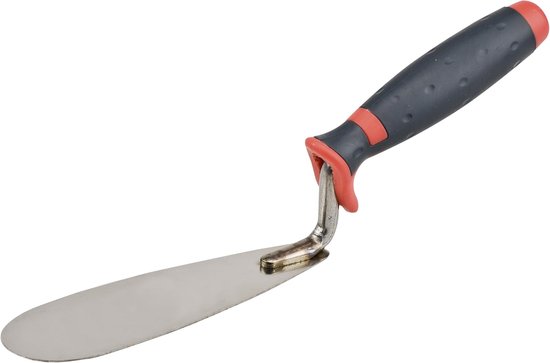 Veegborstel Hoek - Schraper Vegen - Oud Mortel Verwijderen - Roestvrij Staal - 1 Kilogram - Zilver