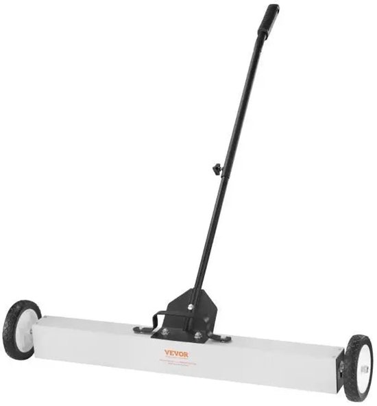 Veegmachine - Borstelmachine - Magnetische Veegmachine - met wielen Duwtype - Magnetisch - Grote Magneet Pickup Gazon Telescopische veegmachine van VidaXL