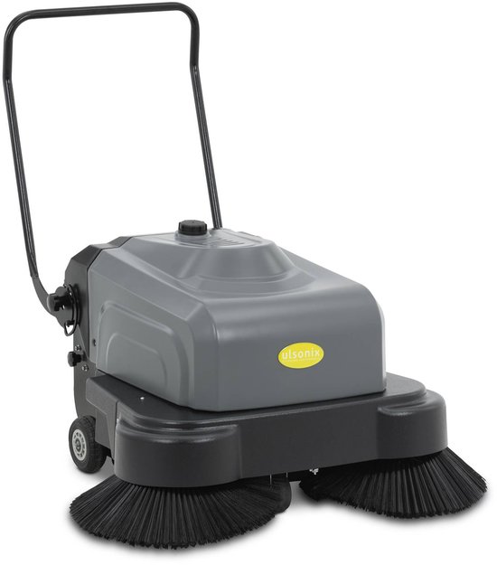 Veegmachine - werkt op batterijen - 4000 m²/u - 2 borstels van elk 46 cm - ulsonix van Merkloos	