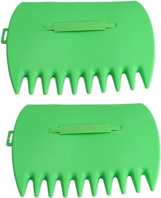 Veegset Bladeren - Hark en Schep - Tuin Opruimen - Ergonomisch Ontwerp - 2-delig - Groen