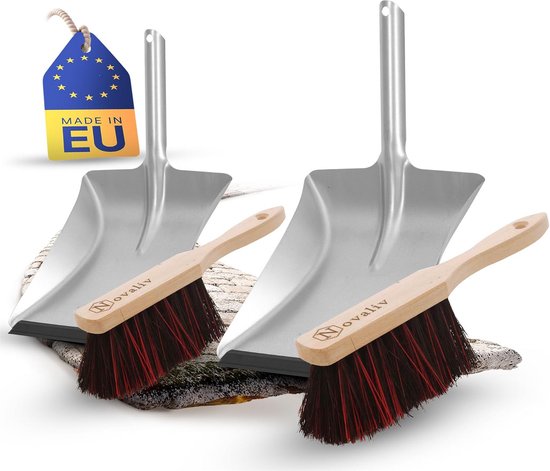 Veegset met Rubberen Lip en Zilver Verzinkte Veegplaat van Merkloos	