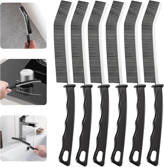 Veeleisende voegenborstel voor effectieve reiniging in keuken en badkamer van Merkloos	