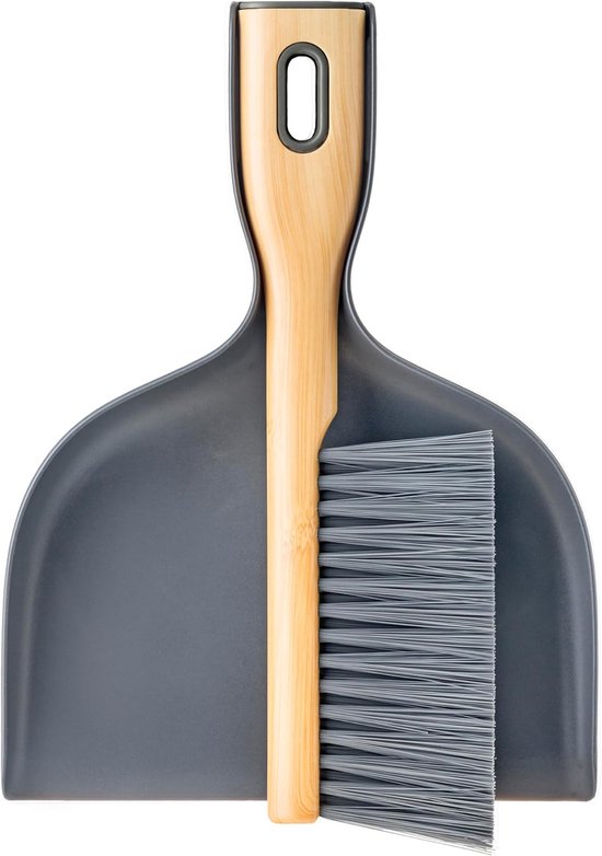 Veger en Blik Set - Witte Combinatie voor Optimaal Schoonmaakgemak van Merkloos	