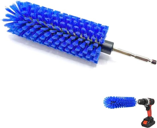 Velgenborstel voor auto, borstelreiniging, velgenreiniger, borstel, voor auto, motorfiets, fiets, aluminium staal, velgen, verzorging, verwisselbare borstelhoes voor zachte velgenreiniging