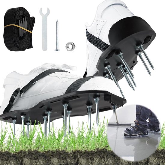 Ventilatieschoenen voor gazonbeluchting en optimale ventilatie van het gazon