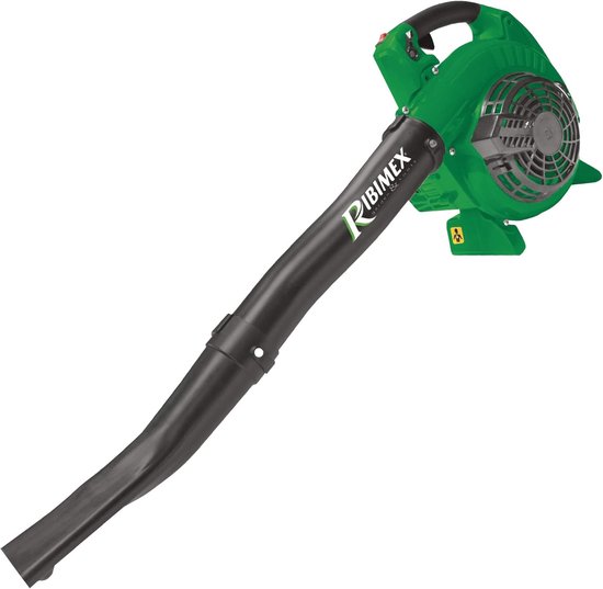 Verbrandingsblazer - Bladblazer Tuin - Snel Bladeren Verwijderen - Euro5 Motor - 25.4 cc - Groen en zwart van Merkloos	