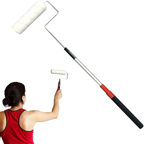 Verfstok Verlengstuk - Telescopische Stang - Schilderen Muren Plafonds - Uitschuifbaar Inklapbaar - 90.5cm Verstelbaar van Merkloos	