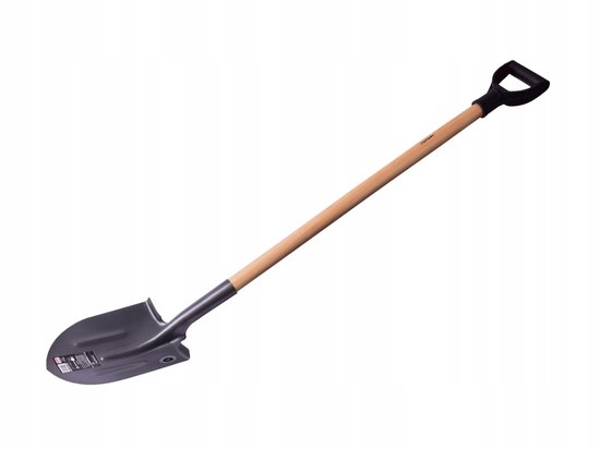 Verkatto V-Plus Harde Spade met Houten Staal - 128cm van Merkloos	