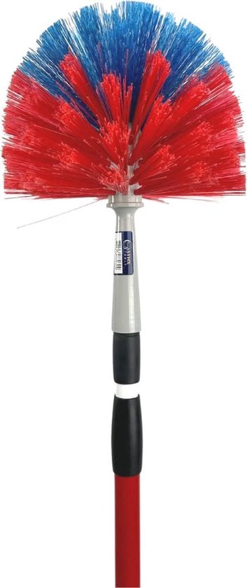 Verlengbare Duster met Telescopische Steel - Ideaal voor het Verwijderen van Stof en Spinrag van Merkloos	