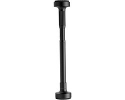 Verlengbare Veerstangen - Spanstang Gordijnroede - Meubels Stabiliseren - Anti-Vibratie Technologie - 63L x 9W cm - Zwart