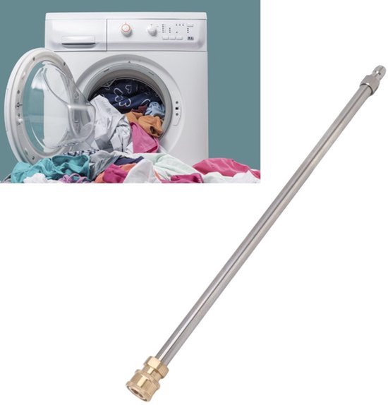 Verlengstang van 40,5 cm voor hogedrukreiniger met 1/4 inch aansluiting, geschikt voor eenvoudig bereik en uitbreiding van uw hogedrukwasmachine van Merkloos	
