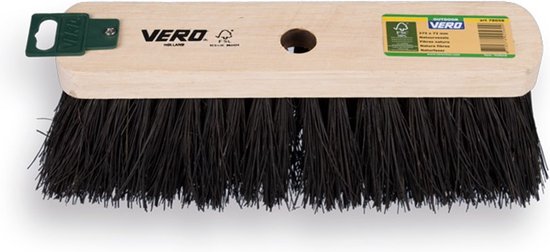 Vero Colombo Straatbezem - Hout- 30cm - Zonder steel van Vero Colombo