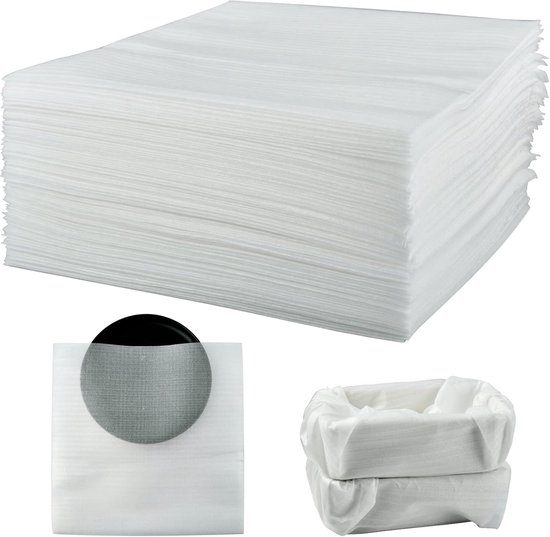 Verpakkingsmateriaal - schuimfolie - verpakking van 100 stuks - inpakpapier - verhuizing - pakschuim - luchtkussenfolie - verhuisdozen - schuimverpakking - parelkatoenen tassen van Merkloos	