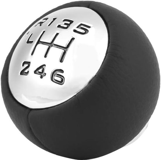 Versnellingspookknop - auto - 6 versnellingen - schakelaccessoires voor 307 308 3008 407 5008 807 C3 C4 C8 van Merkloos	