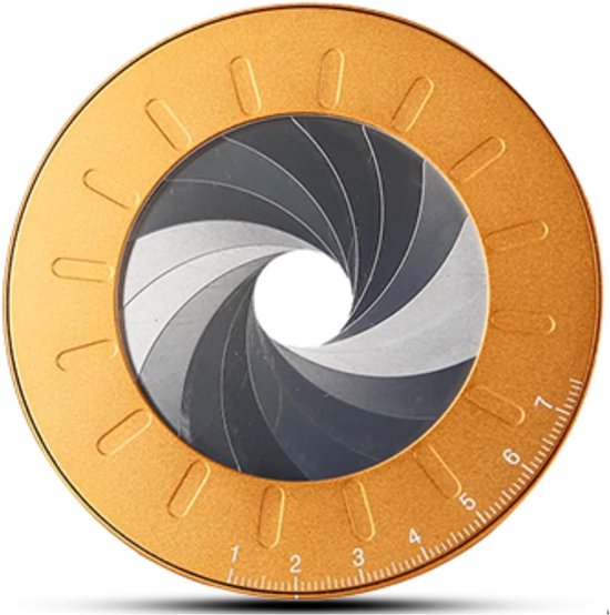 Verstelbare Cirkel Opstellen Liniaal - Candeon Tekengereedschap - Stencil Sjabloon - Roestvrij Staal Tekening Maker - Rotary Stencil Maker voor Meten en Tekenen 25-78mm van Merkloos	