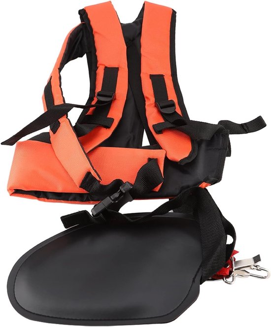 Verstelbare Dubbele Schouderband voor Bosmaaiers en Grasmaaiers, Y-Vormige Nylon Strap voor Comfort en Ondersteuning