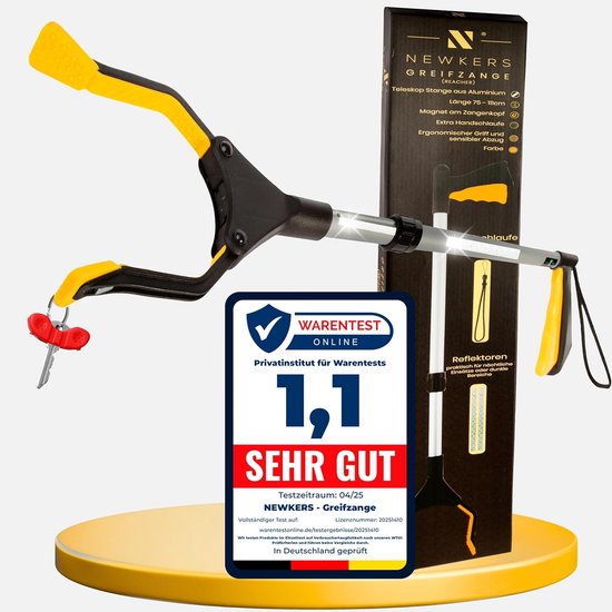 Verstelbare Grijptang tot 111cm met 360° Draaibare Kop - Sterke Reacher voor Senioren en Revalidatie van Merkloos	