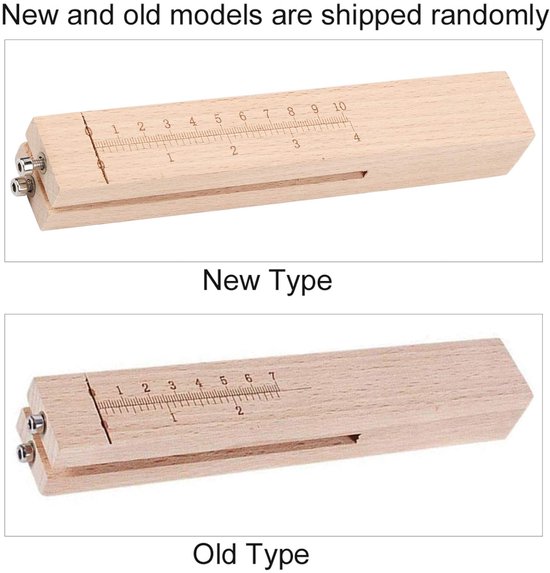 Verstelbare Houten Strip en Riem Riem Lederen Hand Snijden DIY Craft Tool Met 5 Messen voor DIY Crafts en Sieraden-Maken van Merkloos	