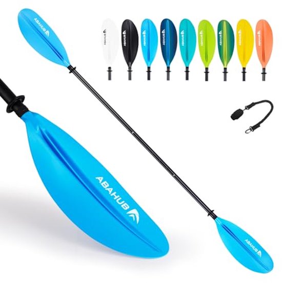 Verstelbare Kajak Peddel 220cm-240cm Aluminium Dubbele Peddel met Peddellijn voor Watersport van Merkloos	