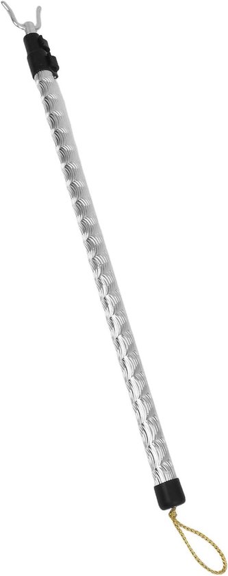 Verstelbare Kledingroede - Waslijn Stang - Kleding Ophangen - Uitschuifbaar Aluminium - 127 cm - Zilver