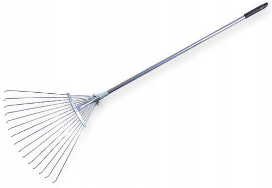 Verstelbare Metalen Bladhark 19-55cm - Lichtgewicht Aluminium van Merkloos	