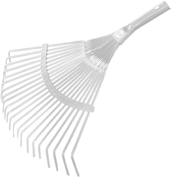 Verstelbare Metalen Hark met Stalen Spijlen voor Tuinonderhoud - Onkruid en Bladeren Verzamelen