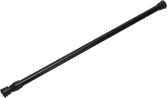 Verstelbare Spanningstang Zwart Duurzaam Telescopisch (40-70 Diameter 1.2 cm) van Merkloos	
