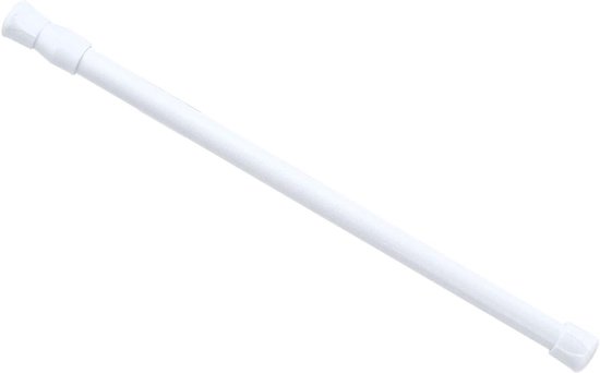 Verstelbare Spiraalveer Tension Rod voor Douche, Gordijnen en Kasten - Carbon Staal, 30-50 cm, Ideaal voor Raamdecoratie en Ruimtebesparing