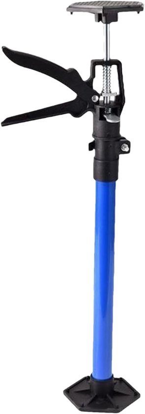 Verstelbare Steunpaal - Uitschuifbare Paal - Tent Opzetten - Roestvrij Staal - 32-60cm - Blauw