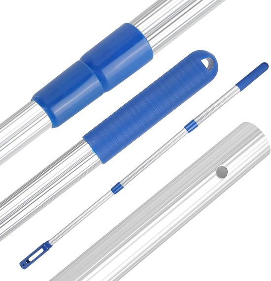 Verstelbare Telescoopstang 1,1m Aluminium voor Zwembadborstel Skimmer en Schepnet van Merkloos	