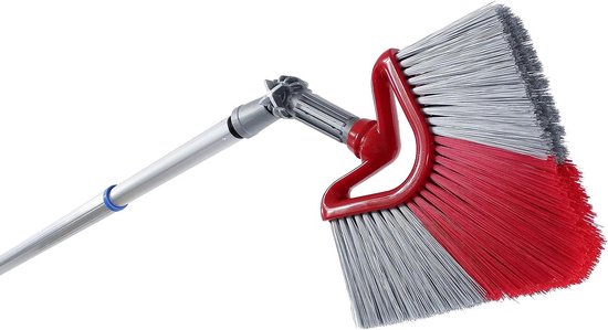 Verstelbare Telescoopsteel met Hoekbezem - Spinnenweb/Kamer Reiniging tot 4 Meter van Merkloos	