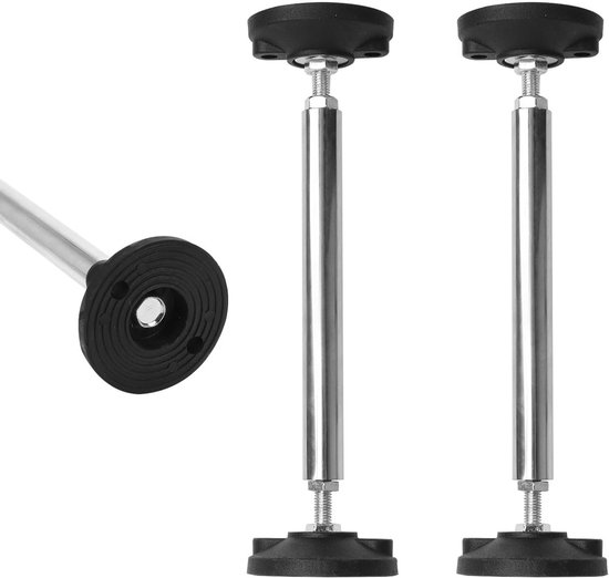 Verstelbare telescopische steunstang voor diverse toepassingen, 38-52 cm, stevig en duurzaam