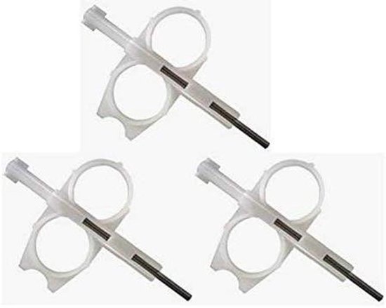 Verstelgereedschap Sproeiers - Sleutel Set - Irritatie Aanpassen - Drie Delig - 5.1 x 7.6 x 0.5 cm - Wit