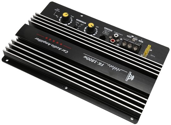 Versterker - 12V - 1800W - Autostereo-audio - Krachtige Versterker - Subwoofer voor Auto van Merkloos	