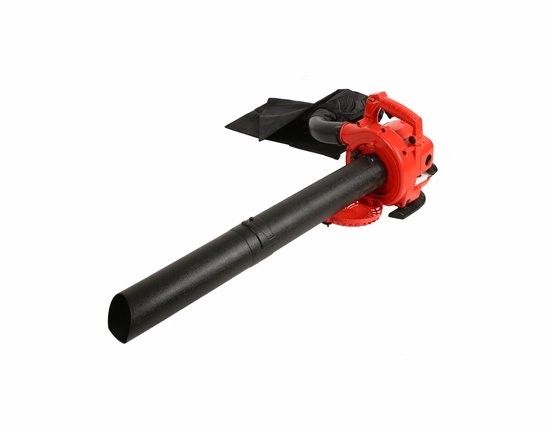 Vertex Benzine Bladzuiger & Bladblazer - 1.1 PK - 3-in-1 Functie: Blazen, Zuigen, Versnipperen - 300 km/h - 45L Opvangzak - Inclusief Versnippermes - 5903631956027