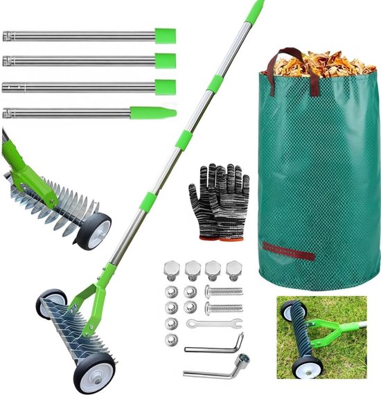 verticuteermachine met wielen, verticuteermachine met handvat van 163