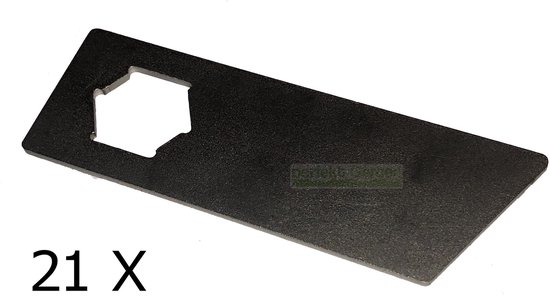 Verticuteermes van 21 x 9,1 cm voor MTD / Raiffeisen verticuteermachine VG 40 / VE 40 / 781-04016B
