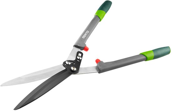 Verto Heggeschaar Fiberglas PRO Pro Grip Handvat 200mm Blad PTFE Blad Gegolfd van Merkloos	