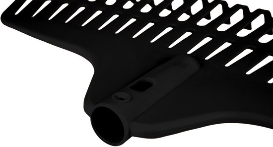 VERTO Middelgrote Bladhark Zwart 46 cm