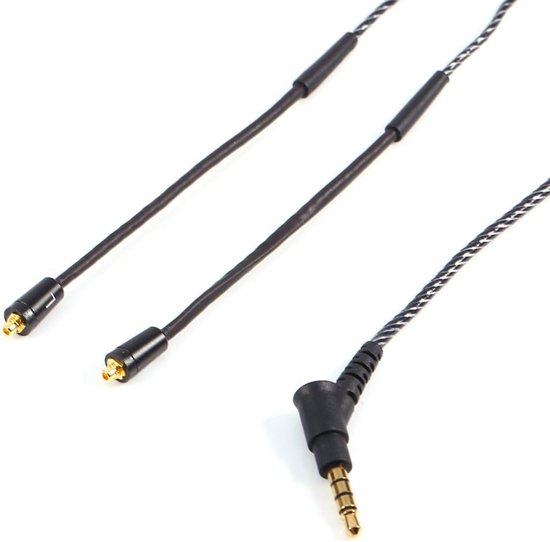 Vervang Upgrade Audio Kabel Cord 3.5mm Jack Voor SHURE SE535 - SE425 - SE315 - SE215 - SE846 Hoofdtelefoons van Merkloos	
