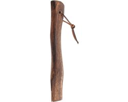 Vervangende Bijlsteel van Hout met Leren Lus en Wig - 260 mm Schokbestendig