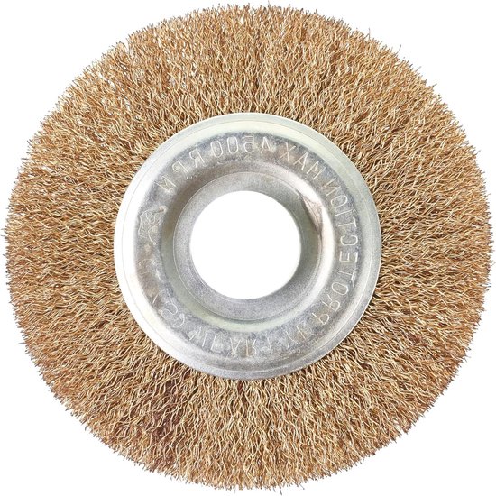 Vervangende draadborstel - Voegenreiniger accessoire - Onkruid verwijderen - Robuuste metalen borstel - 1 stuk - Goud