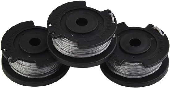 Vervangende draadspoel -3-stuks - geschikt voor EasyGrassCut 18V 23 26 18-230 18-260 modellen F016800569, 4 m lang, 1,6 mm diameter van Merkloos	