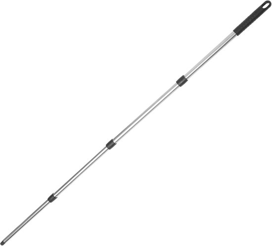 Vervangende Dweilstok - Roestvrij Staal Steel - Vloer Schoonmaken - 4-delig Uitschuifbaar - 39.5cm Lengte - Diverse Kleur