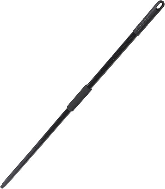 Vervangende Dweilstok - Steel voor Dweil - Vloeren Schoonmaken - Snelle Montage - 130 cm - Zwart