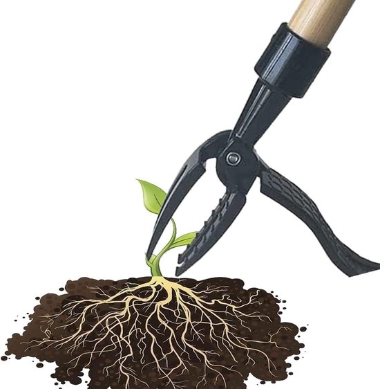 Vervangende Kop voor Onkruidsteker - Metalen Onkruidtrekker voor Staand Werken - Handgereedschap voor Tuin en Gazon (Zonder Buigen of Knielen) - (Exclusief steel)