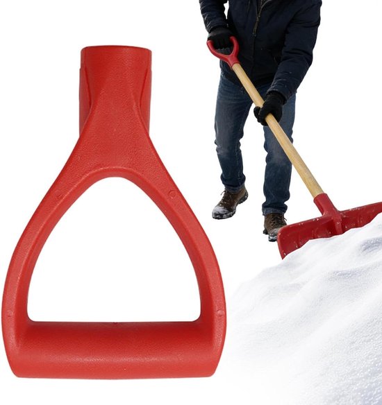 Vervangende Schop Steel - Ergonomische Handgreep - Tuinonderhoud Buiten - Handig Insteek Systeem - 32 mm Diameter - Zwart