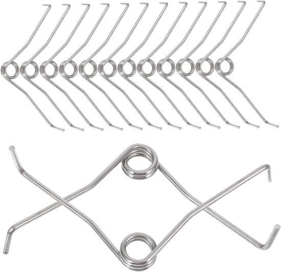 Vervangende Snoeischaarveren - Reparatieset Tuinknipper - Tuinonderhoud - Roestvrij Staal - 20 Stuks - Zilver